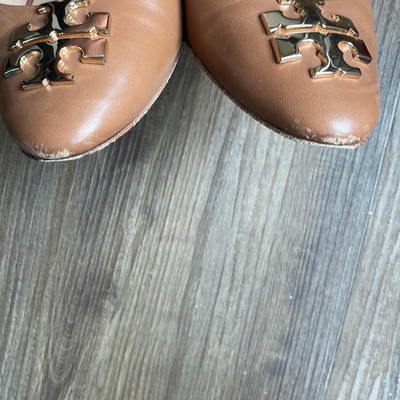 Tory Burch Laura heels size 9.5 tan color - Picture 4 of 7